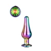 Dream Toys Gleaming Love Coloured Pleasure Plug S - Korek analny z diamentem
