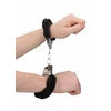 ShotsToys Furry Handcuffs Black - Kajdanki z futerkiem Czarny