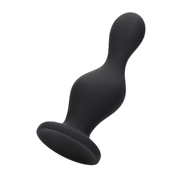 Ouch! Wave Butt Plug Black - Korek analny Czarny