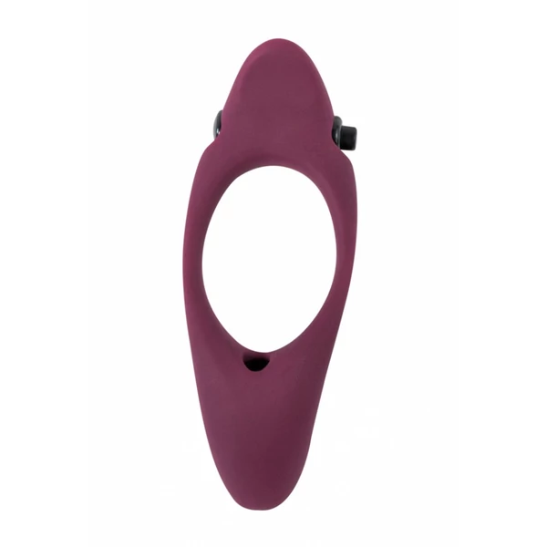 Lola Games Erection Vibroring Pure Passion Stardust Wine Red - Wibrujący pierścień erekcyjny