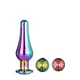 Dream Toys Gleaming Love Pleasure Set Multicolour  - Sada análních kolíků s diamantem barevná