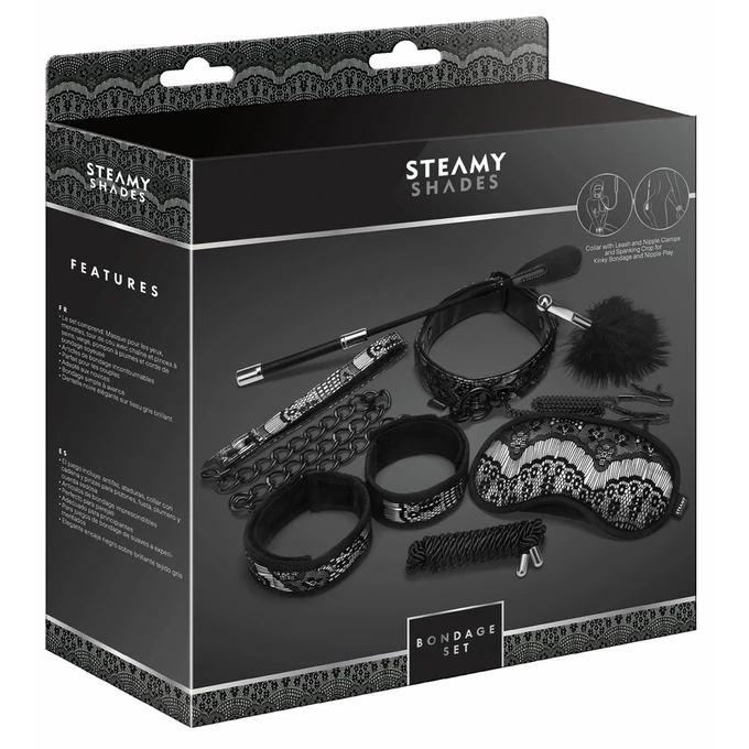 Steamy Shades Bondage Set - Zestaw BDSM