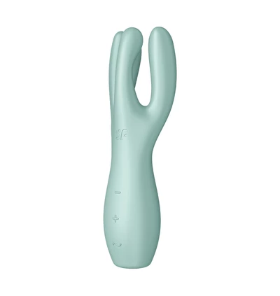 Satisfyer Threesome 3 (Mint) - Wibrator z trzema elastycznymi ramionami Zielony