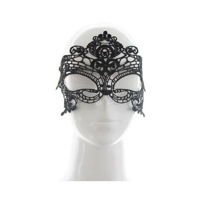 Toyz4lovers Royal Mask Black - Koronkowa maska na oczy