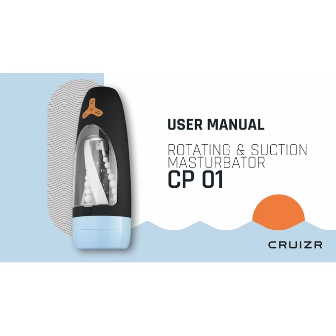 Cruizr Cp01 - Masturbator z wibracjami i rotacjami + adapter