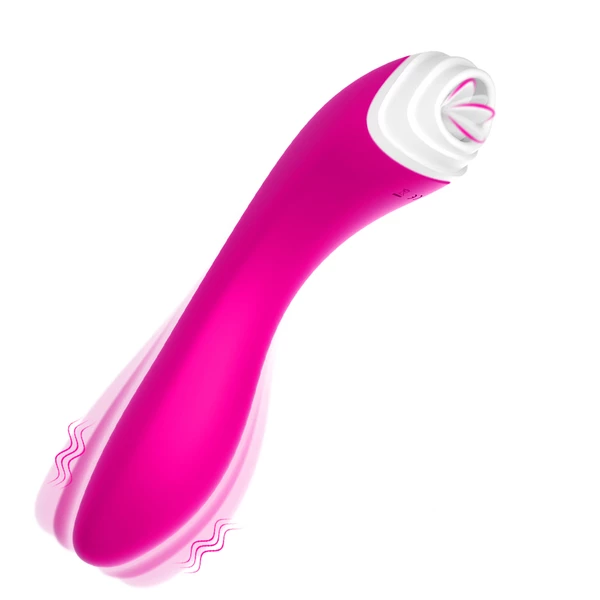Boss Series Fairyland Pink - Wibrator klasyczny z końcówką oralną Różowy