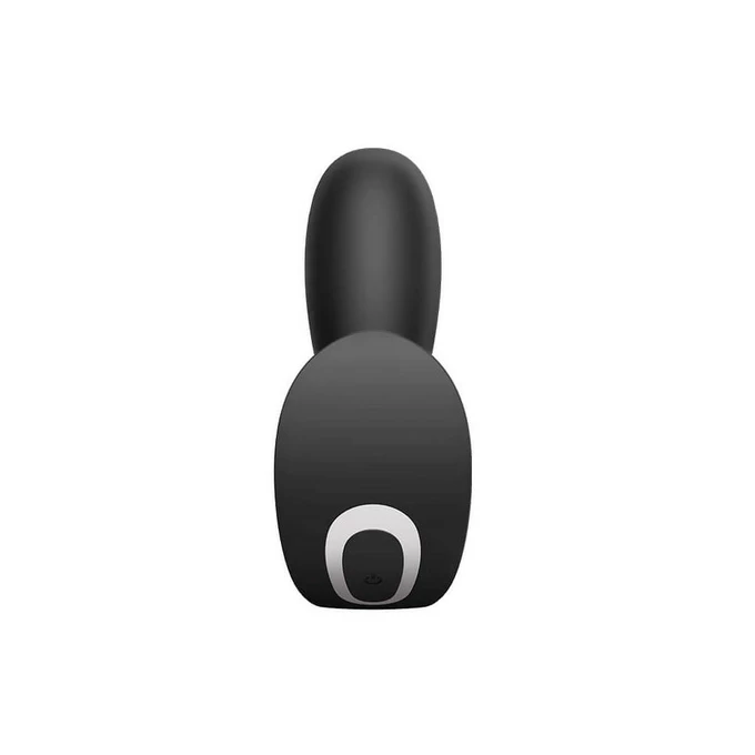 Satisfyer Top Secret + (Black) - Wibrator króliczek do potrójnej stymulacji + aplikacja Czarny