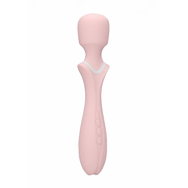 Loveline Massage Wand Jiggle Pink - Wibrator wand Różowy