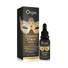 Orgie Orgasm Drops Vibe Peach Flavor 15 Ml  - Stimulační kapky na klitoris