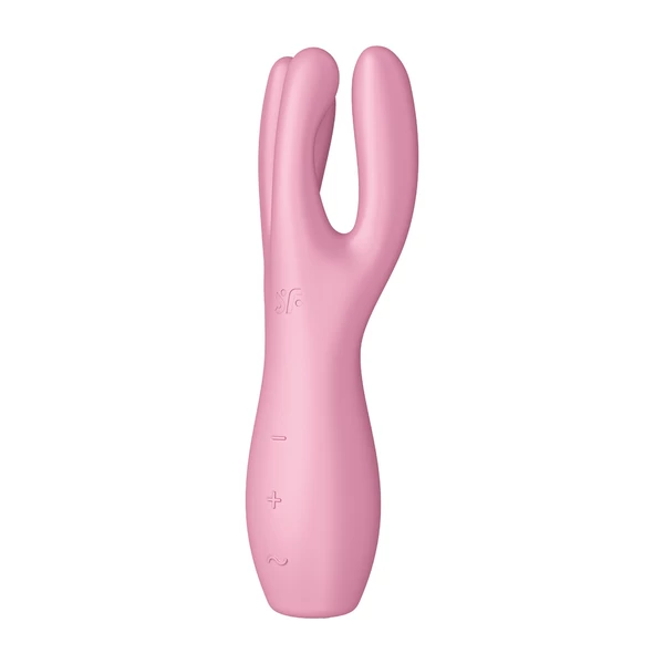 Satisfyer Threesome 3 (Pink) - Wibrator z trzema elastycznymi ramionami Różowy
