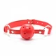 Toyz4lovers Breathable Ball Gag (Rosso)  - Roubík s kuličkou červený