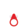 Lit Up Silicone Stimu Ring 1 Red - Wibrujący pierścień erekcyjny Czerwony