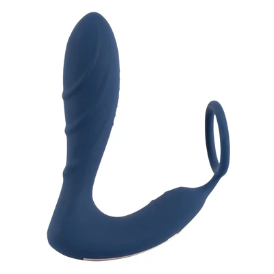 You2Toys Vibrating Prostate Plug With C - Wibrujący masażer prostaty z pierścieniem erekcyjnym