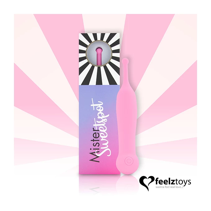 FeelzToys Mister Sweetspot Clitoral Vibrator Pink - Wibrator punktowy Różowy