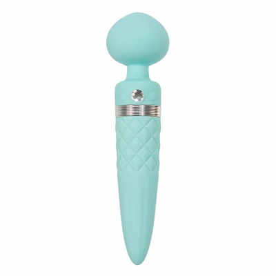 Pillow Talk Sultry Wand Massager Teal - Wibrator wand Niebieski