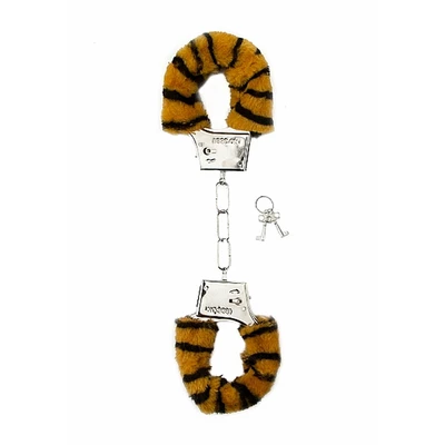 ShotsToys Furry Handcuffs Tiger - Kajdanki z futerkiem tygrys