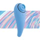 FeelzToys Femmegasm Tapping &amp; Tickling Turqoise  - Pulzační vibrátor na klitoris, Modrý