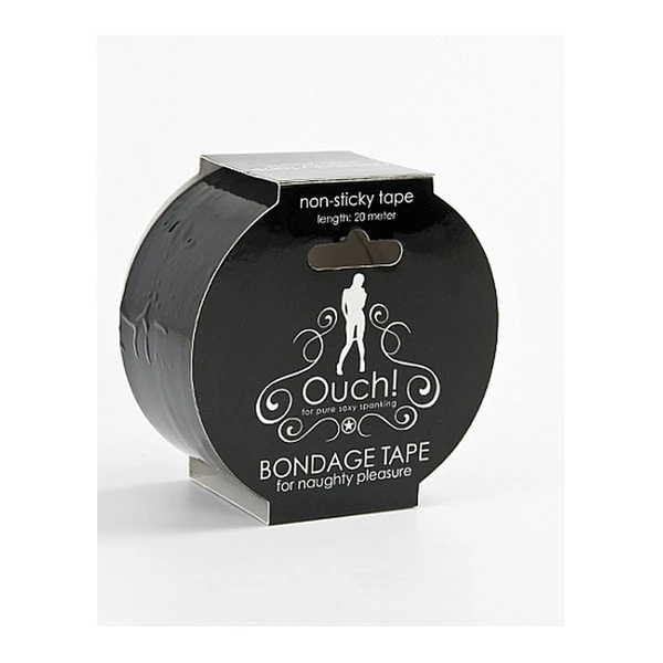 Ouch! Bondage Tape Black - Taśma do krępowania Czarny