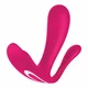 Satisfyer Top Secret + (Pink)  - Vibrátor rabbit pro trojitou stimulaci s aplikací, Růžový