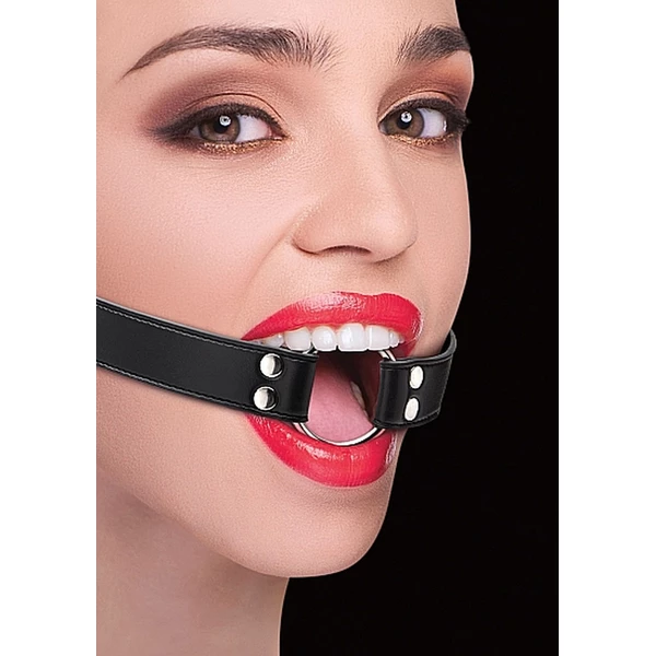 Ouch! Ring Gag Black - Knebel Czarny