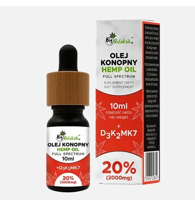 Medica group Olej Konopny 20% Energy Sport 10Ml – D3 + K2Mk7 -