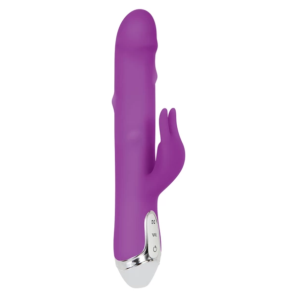 Evolved Dancing Pearl Rabbit Purple - Wibrator króliczek z dodatkową stymulacją