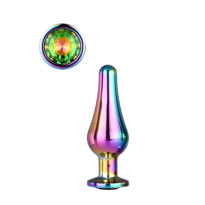 Dream Toys Gleaming Love Coloured Pleasure Plug S - Korek analny z diamentem