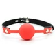 Toyz4lovers Ball Gag + Block (Rosso)  - Roubík s kuličkou červený