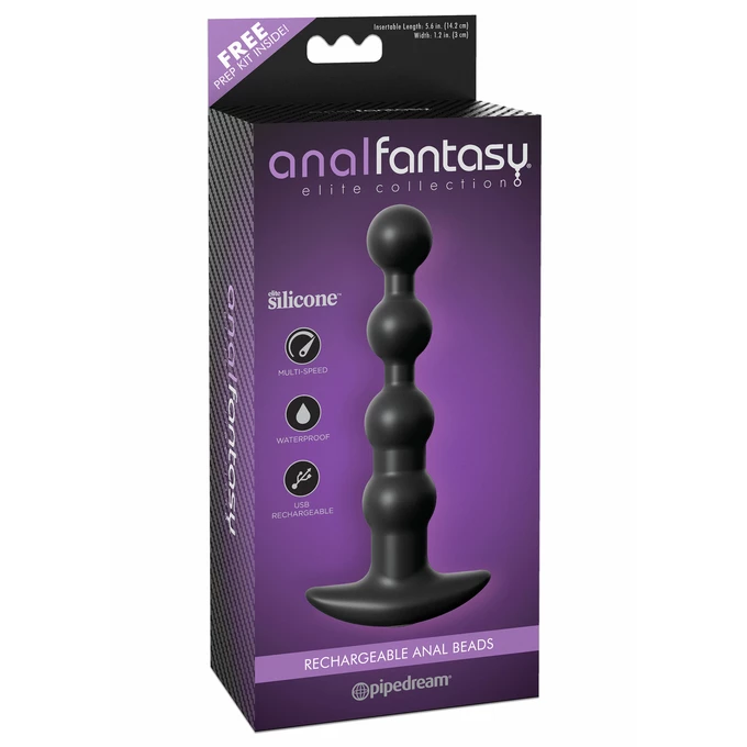 Pipedream Rechargeable Anal Beads - Wibrujące koraliki analne