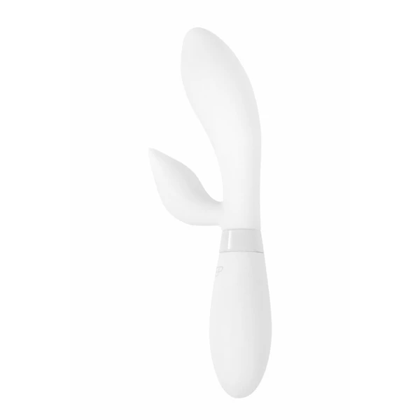 Indeep Rechargeable Vibrator Indeep Malena White - Wibrator króliczek Biały