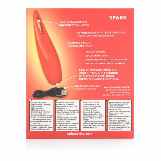 CalExotics Red Hot Spark - Wibrator punktowy