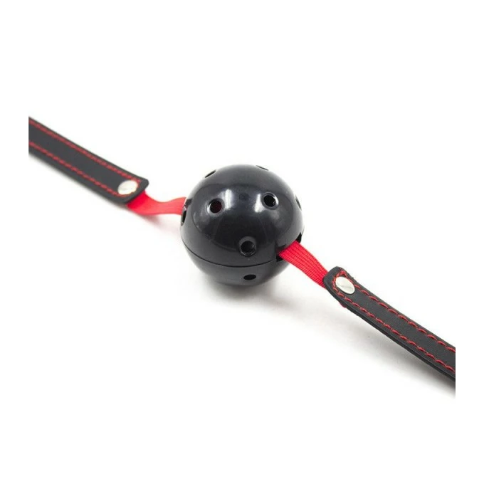 Toyz4lovers Breathable Ball Gag Stretch (Nero) - Knebel z kulką Czarny