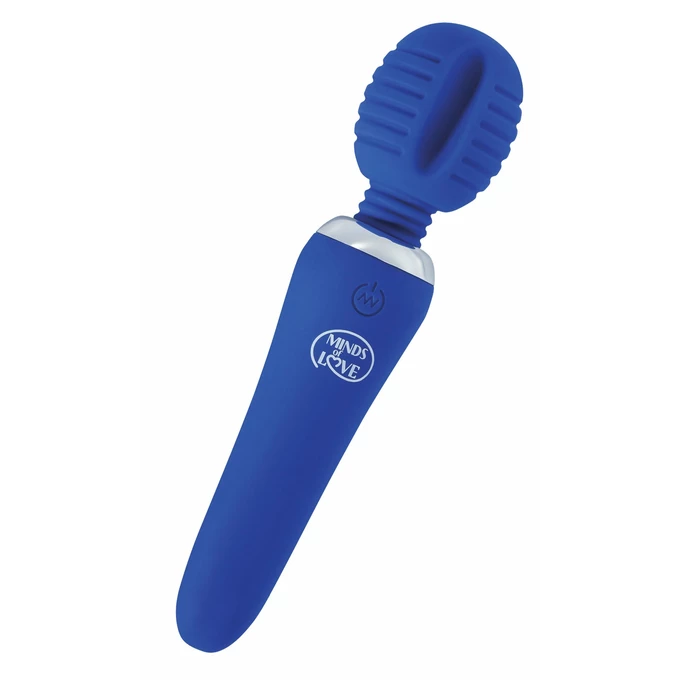 Minds of Love Premium Massage Set Purple - Wibrator wand z różnymi końcówkami Niebieski