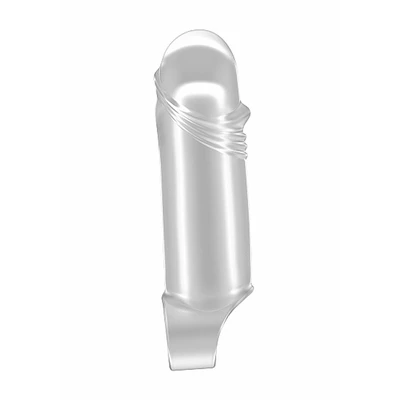 Sono No.35 Stretchy Thick Penis Extension Translucent - Nakładka na penisa elastyczna