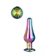 Dream Toys Gleaming Love Coloured Pleasure Plug S - Korek analny z diamentem