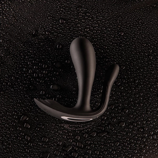 Satisfyer Top Secret + (Black)  - Vibrátor rabbit pro trojitou stimulaci s aplikací, Černý