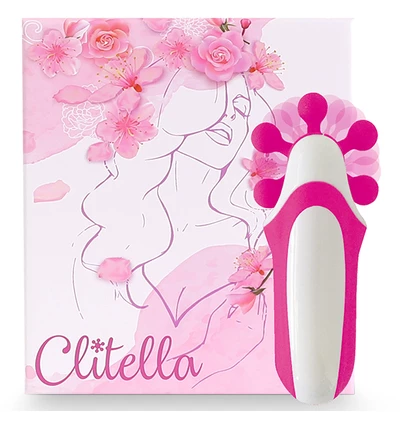 FeelzToys Clitella Oral Pink - Wibrator imtiujący seks oralny Różowy