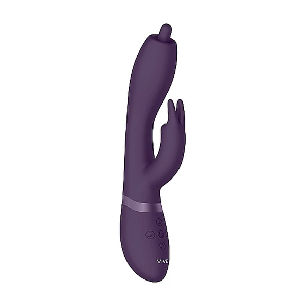 Vive Nilo Pinpoint Rotating G Spot Rabbit Purple - Wibrator króliczek Fioletowy
