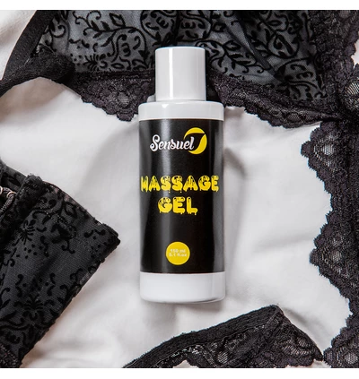 Sensuel Massage Black Gel 150ml  - masážní gel