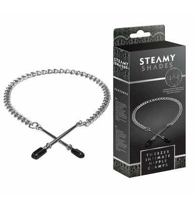 Steamy Shades tweezer intimate nipple clamps - Klipsy na sutki