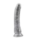 DarkMuscle mike hawk silver - Klasické dildo s přísavkou, stříbrné