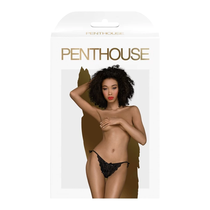 Penthouse too hot to be real black - Majtki, Czarny