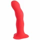 Fun Factory Bouncer - Klasické dildo s možností vibrací, červené
