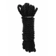 Taboom bondage rope 5 meter 7 mm - Lina do krępowania, Czarny
