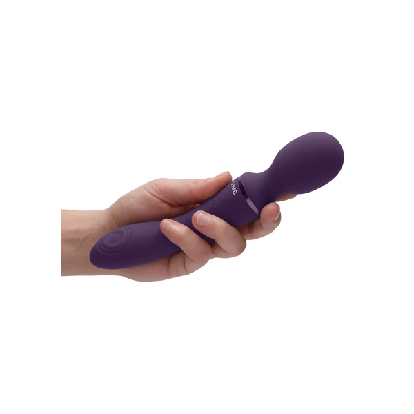 Vive Enora Wand &amp; Vibrator Purple - Wibrator wand z dwoma silnikami