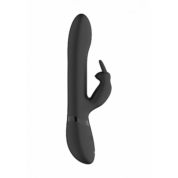 Vive Amoris Stimulating Beads Rabbit Black - Wibrator króliczek