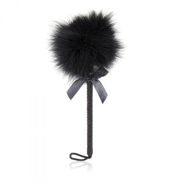 Toyz4Lovers soft skin duster (nero) - Piórko do łaskotania, Czarny