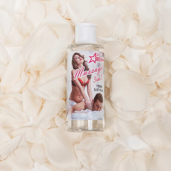 Sexy Star Massage 3in1 Gel 150ml  - 3v1 masážní gel
