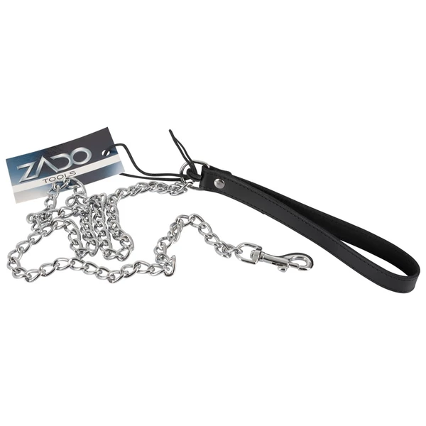 ZADO leather leash 110 cm - Obroża ze smyczą
