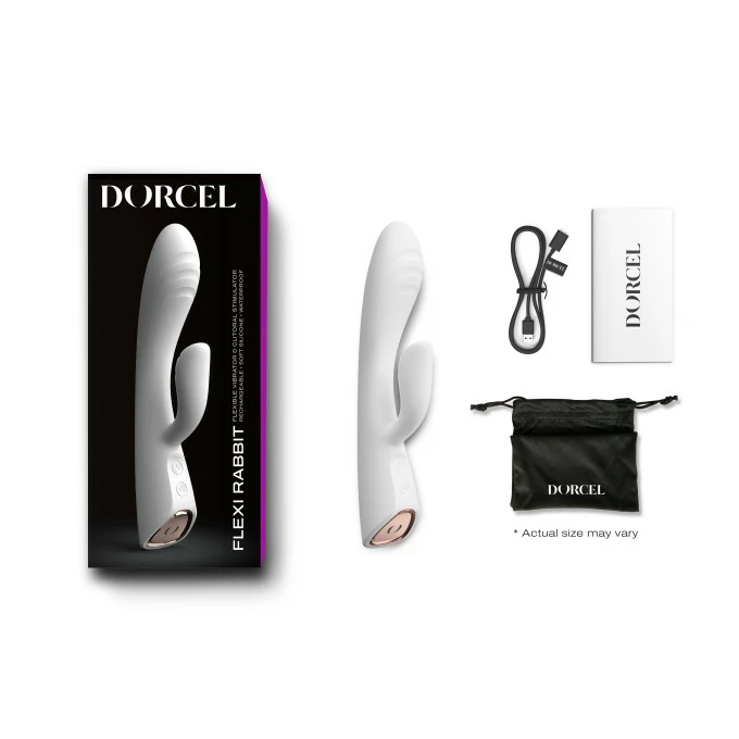 Marc Dorcel Flexi Rabbit - Vibrátor rabbit, bílý